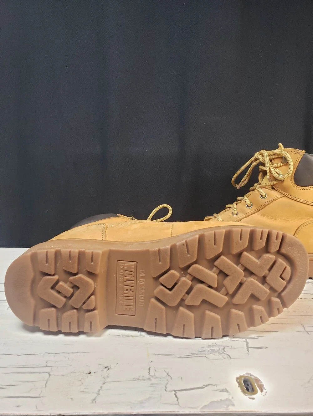 Wolverine Cheyanne Thermolite Nubuck Leather Work Boots in Tan - Men's size 12
